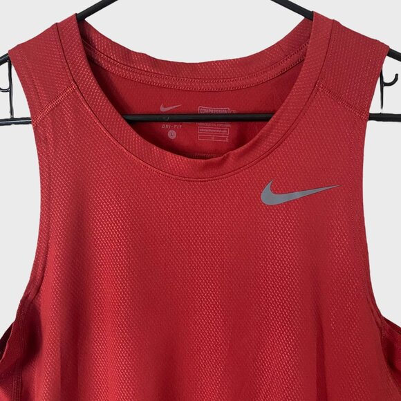 Nike Dri-Fit Compression Running Tank Top Women's Large Vented Athletic Stretch - Picture 5 of 11